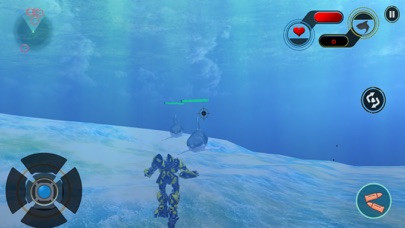 Real Robot Car Shark Hunting3D screenshot 3