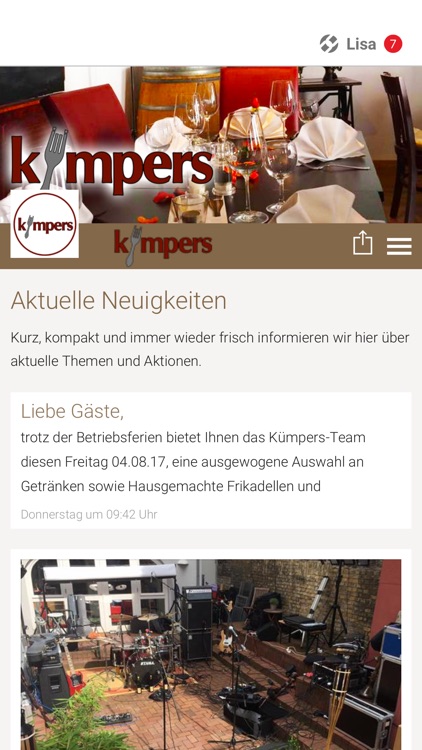 Kümper's Bar / Restaurant