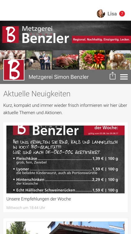 Metzgerei Simon Benzler