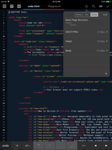 Code Editor by Panic screenshot 4