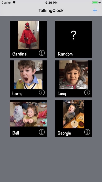 Family Talking Clock