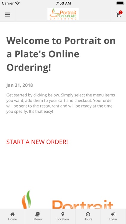 Portrait on a Plate Catering