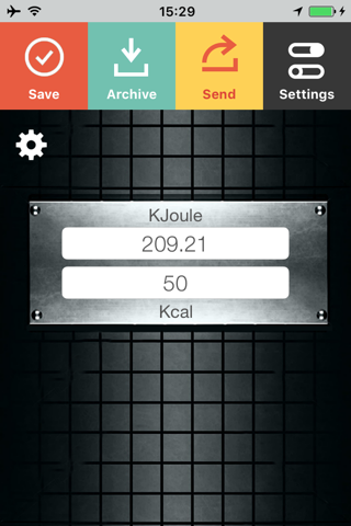 KJoule Kcal screenshot 2