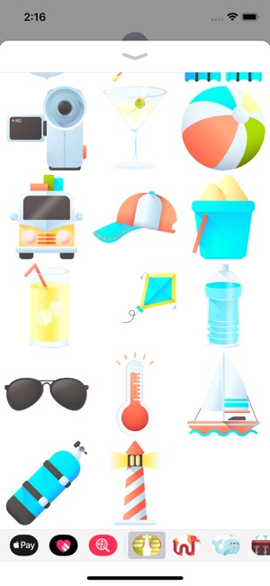 Sun, Sea And Sand Stickers(圖4)-速報App