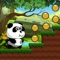 Panda Run : Jungle Adventure is a simple running game,Come play with fatty panda in amazon Jungle