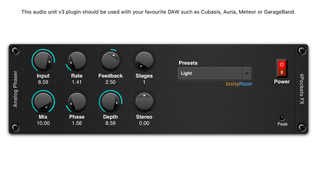 Phaser AUv3 Plugin