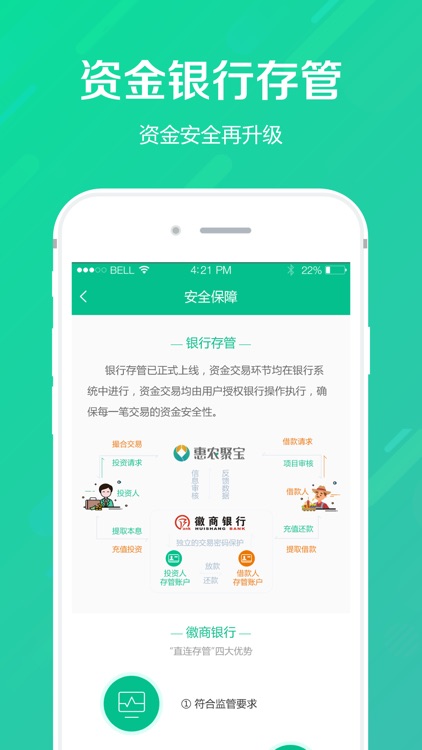 惠农聚宝——银行存管安全智能投资平台