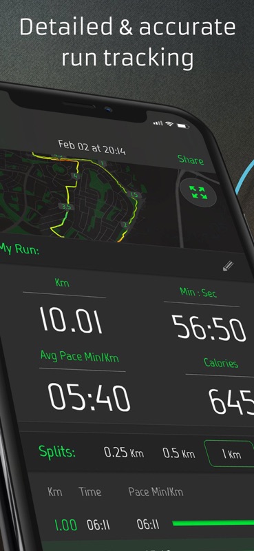 Running distance tracker