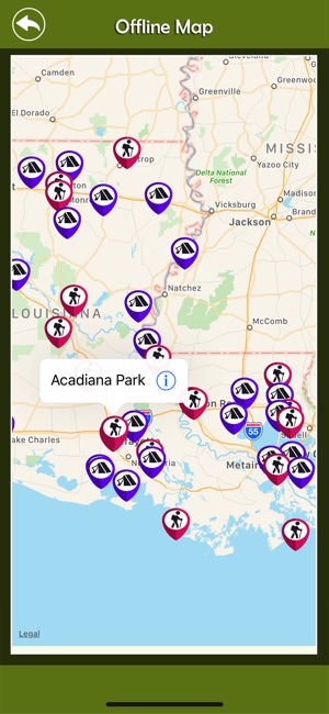 Louisiana Campgrounds & Trails(圖4)-速報App