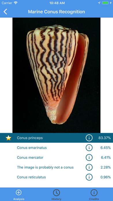 Marine Conus Recognition screenshot 3