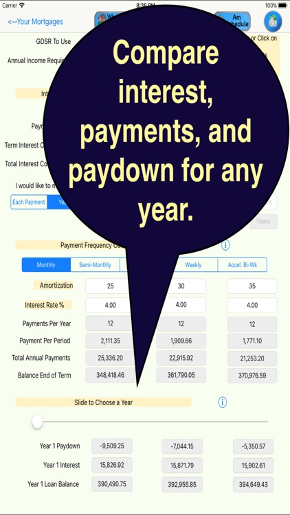 GoldMine Mortgage Analyzer screenshot-4