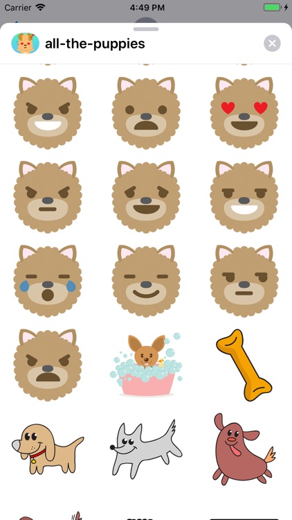 Dog Stickers - All The Puppies screenshot-3