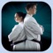 Listing and demonstrating Karatedo martial art system: punches, kicks, blocks, forms (kata), sparring (kumite), competition, 