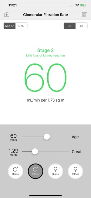 GFR Calculator (MDRD & CKD)(圖2)-速報App