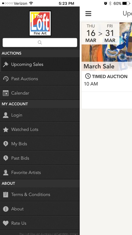 The Loft Fine Art Auctions screenshot-3