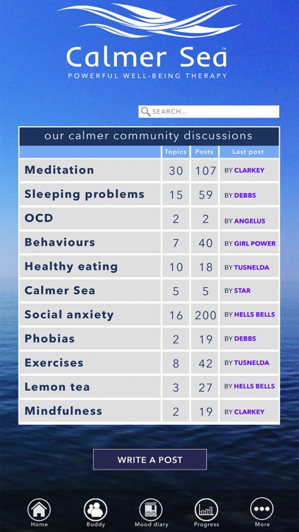 Calmer Sea: Digital therapy screenshot-5