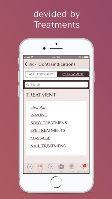 SalonCompass Contraindications screenshot 3