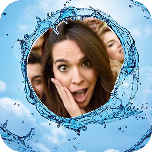 Water Drop Photo Frame Icon