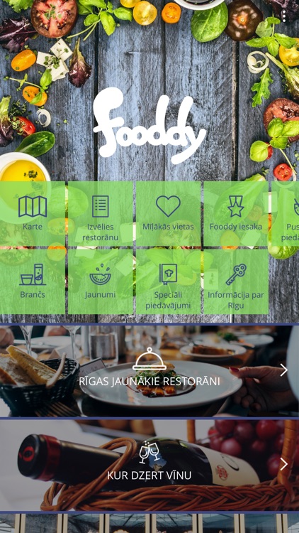 Fooddy - Mobile guide to Riga restaurants and bars screenshot-0