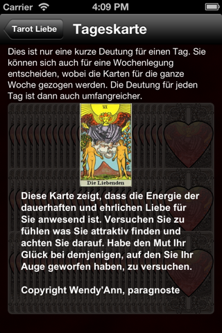 Tarot Liefde screenshot 4