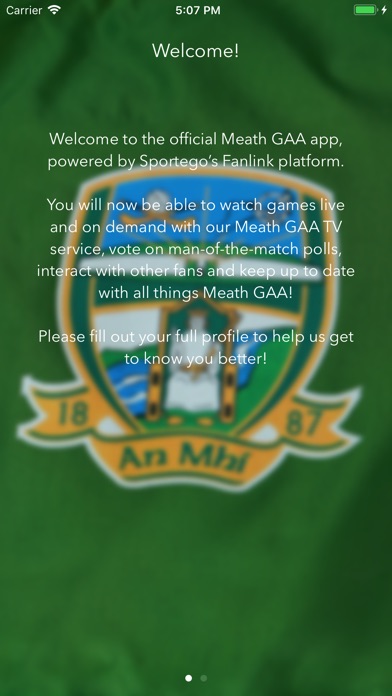 Meath GAA Official App screenshot 2