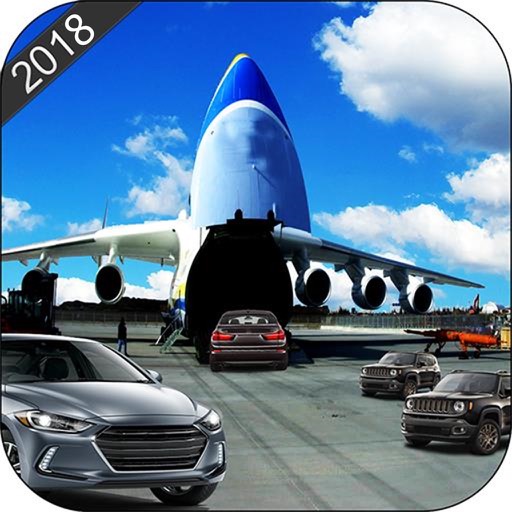 Cargo plane car Simulator 3D icon