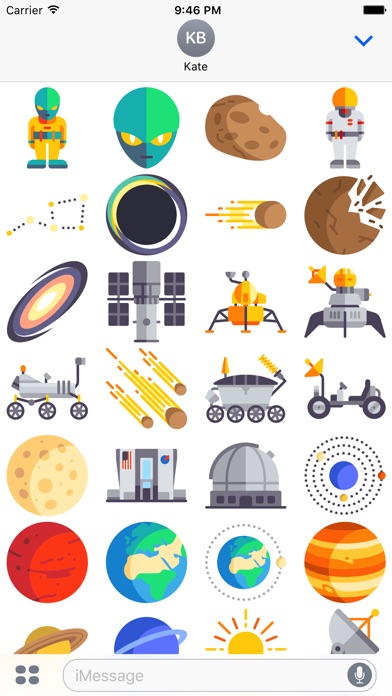 Outer Space Sticker Pack screenshot 2
