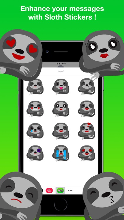 Sloth Stickers Pro