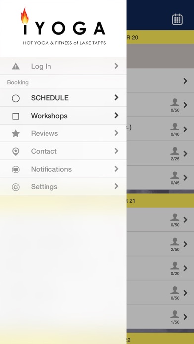 iYOGA Hot Studios screenshot 2