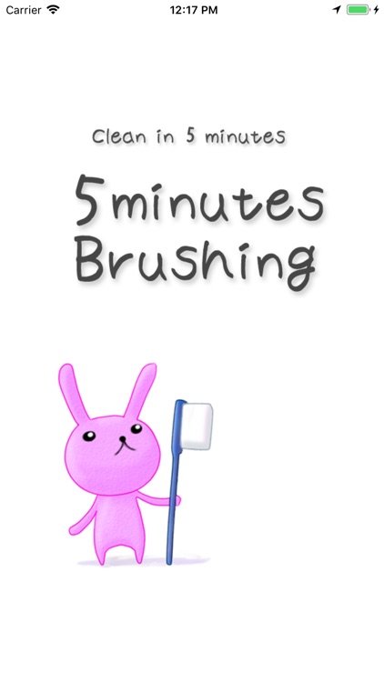 5 minutes brushing