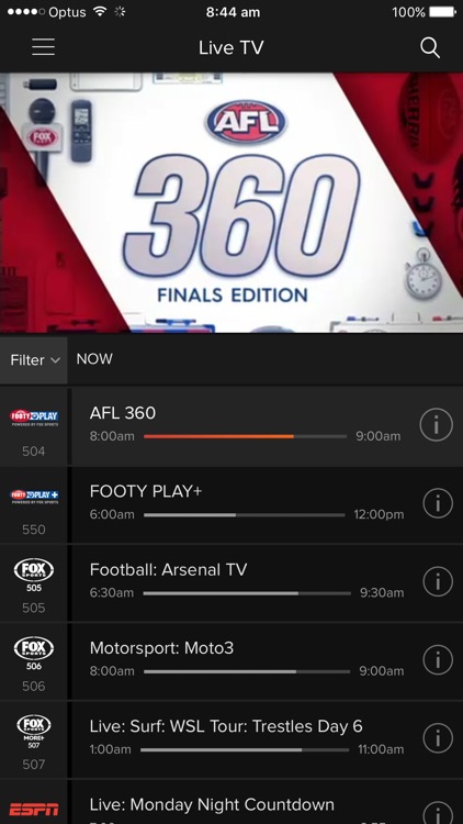 Foxtel screenshot-3
