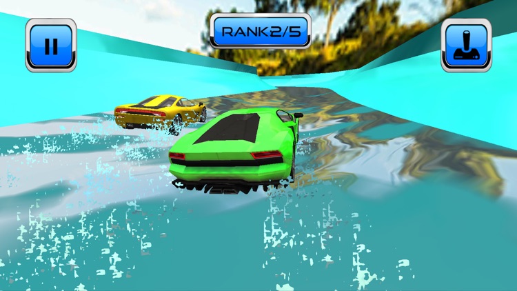 Water Slide Car Race and Stunt screenshot-4