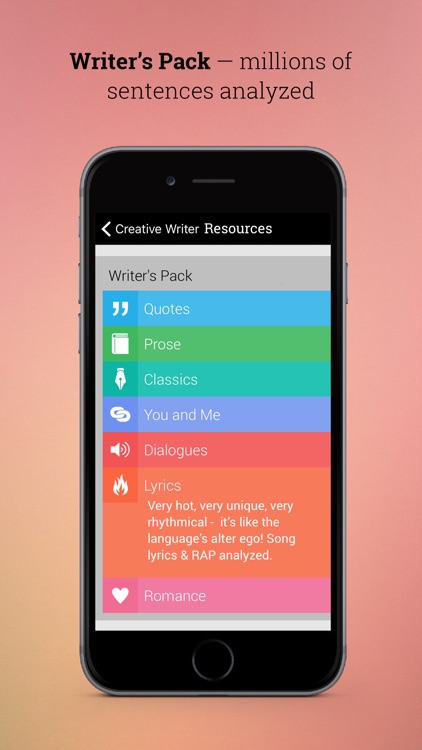 Creative Writer - words ∞ flow screenshot-3