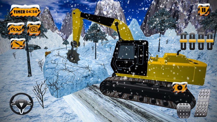 Snow Plow Truck Driver Game