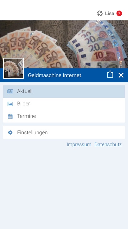 Geldmaschine Internet