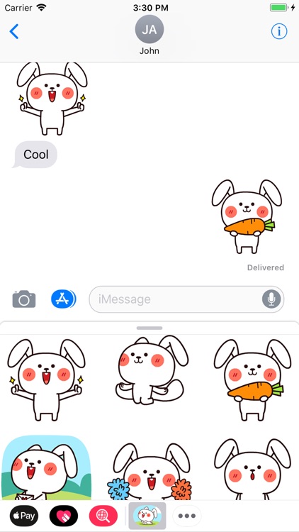 Cool Rabbit Animated Stickers