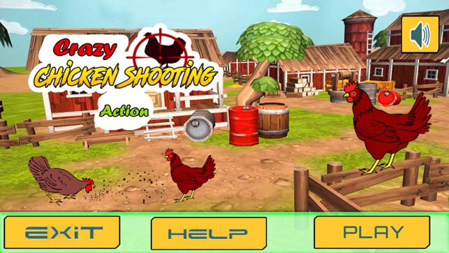 Crazy Chickens Shooting Action(圖1)-速報App