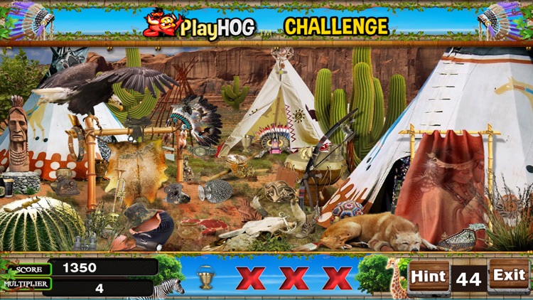 Lost Tribes Hidden Object Game