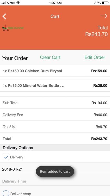 night out chef food delivery screenshot-5