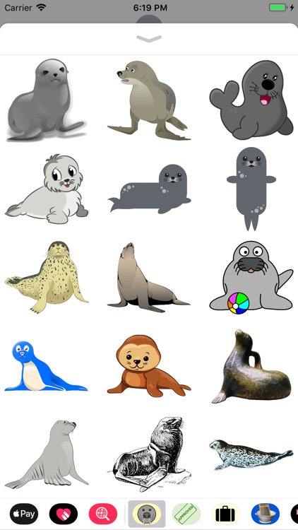 Slippery Seal Stickers