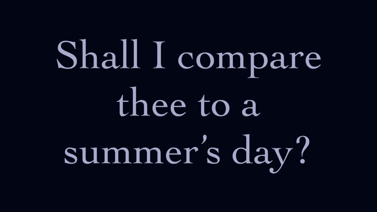 Shakespeare's Sonnets: