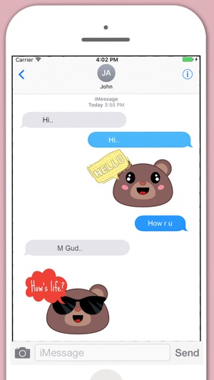 Teddy Sticker for iMessage(圖5)-速報App