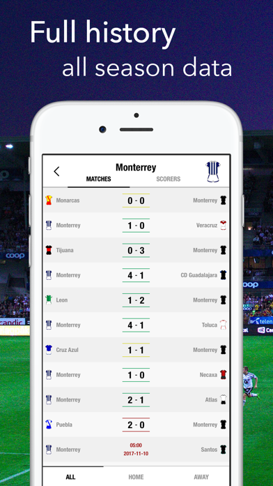 Live Football Liga MX Results screenshot 4