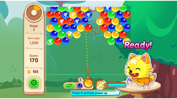 萌宠泡泡龙 - 不要网的小游戏 screenshot 2