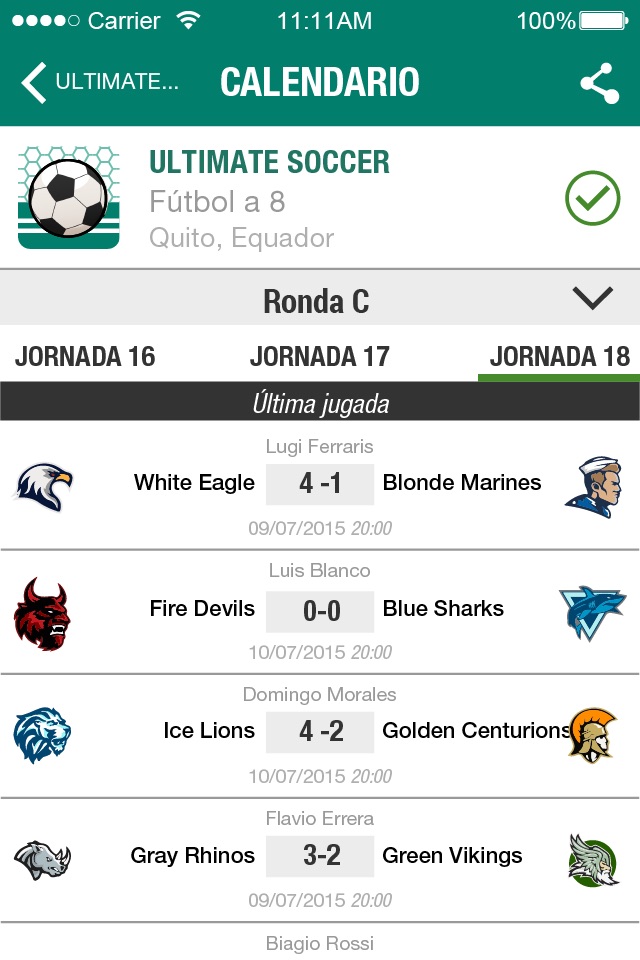 Full Campeonatos screenshot 3
