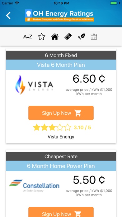 Ohio Energy Ratings screenshot 2