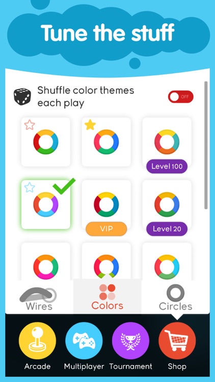 Wire Up: Dancing Rings & Lines screenshot-3