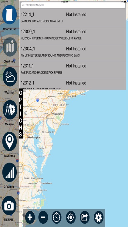 New Jersey Marine Charts RNC