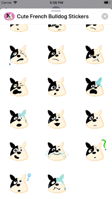 French Bulldog Emoji Stickers! screenshot 4
