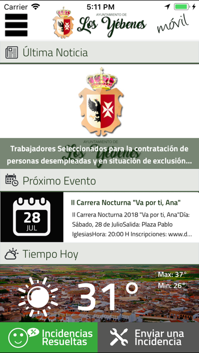 Ayuntamiento de Los Yébenes screenshot 2